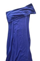 Women Blue SUSANA MONOCO One Shoulder Sleeveless Bodycon Dress XS USA Made image 5
