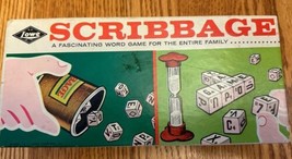 Vintage 1963 SCRIBBAGE Game - E.S. Lowe Company Complete - $13.00