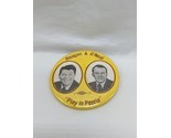 Ronald Reagan And O&#39;Neal Play In Peoria Pinback 2&quot; - £33.55 GBP