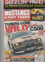 Muscle Mustangs &amp; Fast Fords December 2005 magazine with 2006 Bikini Calendar - $17.89