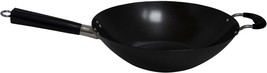 Wok with Non-Stick Coating, 14&quot;  Family Sized Skillet Traditional Stir F... - £19.94 GBP