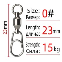 DNDYUJU 50/100pcs ing Swivel Oval Split  Stainless Steel Hooked Snap Rolling Swi - £50.93 GBP