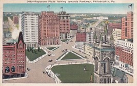 Reybourn Plaza Looking Towards Parkway Philadelphia Pennsylvania PA Postcard D54 - £2.35 GBP