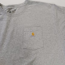 Carhartt K87 HGY Men's Gray Cotton Blend Short Sleeve T-Shirt Size 3XL Tall image 10