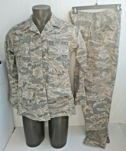 US AIR FORCE WOMAN&#39;S Coat Jacket 10L &amp; Pants 12 Short Utility Camouflage Pattern - £36.60 GBP