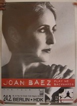 Joan Baez Poster Play Me Rückwärts Tour Berlin Deutschland Februar 24 1993 - £50.17 GBP