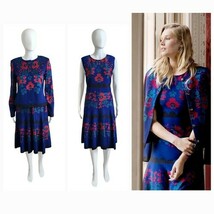 St. John Collection &#39;Ruby Roses&#39; knit Jacquard Dress &amp;  jacket Set  - $841.50