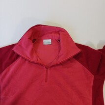 Columbia XL6624 Women's Red 1/4 Zip Pullover Sweatshirt Lightweight Size Large image 14