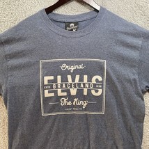 Elvis Presley Graceland Memphis Tennessee Shirt Adult Large L Mens Gray - £8.82 GBP