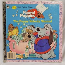 Pound Puppies The Puppy Nobody Wanted Big Little Golden Book Junk Journal Vtg - £3.94 GBP