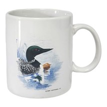 Vintage 80s Ceramic Duck Coffee Mug - The Common Loon Cup by Cartwheel Co - £12.37 GBP