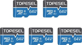 64GB Micro SD Card SDXC 5 Pack Memory Cards UHS I TF Card Class 10 for C... - £40.38 GBP