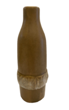Vase McCoy 1954 Mid Century Modern Pottery Brown Ceramic Bottle Vessel 8 In Vtg - £40.67 GBP