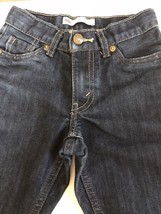 Levis 511 Blue Jeans Denim Pants Youth Sz 7  Reg Slim  23&quot; X 20” Straight Leg - £8.53 GBP