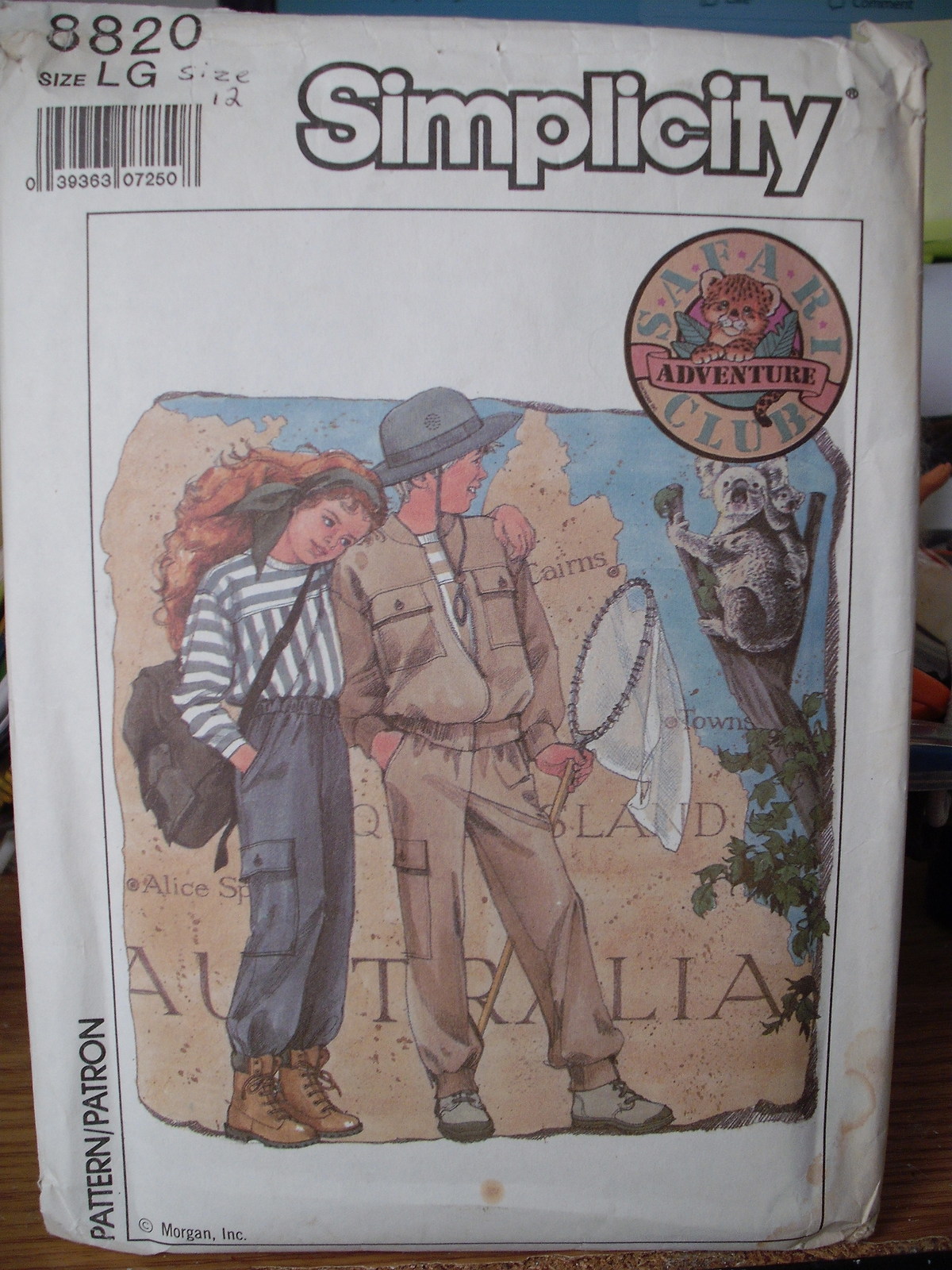 Sewing Pattern Children Hiking/Outdoor Clothes 30" chest 8820 UNCUT SZ 12 - £3.92 GBP