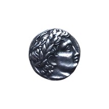 Ancient Greece Commemorative Silver Plated Coin Chalcidian League Tetradrachm - £7.46 GBP