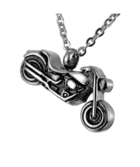 Motorcycle Cremation Pendant Urn Ashes Necklace - $5.00
