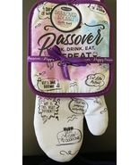 Rite Lite Passover Splash Gift Set Pot Holder &amp; Oven Mitt New Purple - £6.38 GBP