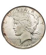 1923-S Silver Peace Dollar $1 (Choice BU Condition) Full Mint Luster! - £66.62 GBP