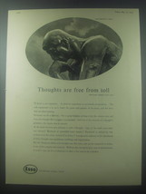 1954 Esso Oil Ad - Thoughts are free from toll - $18.49