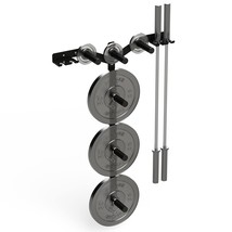 Yes4All 6 Pegs &amp; 4 Barbell Storage Racks Load Up To 1190 LBS - Weight Pl... - $188.99