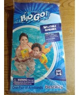 (1 Pair) Bestway H20 Go Inflatable Swim Armbands Floaties Pineapple Ages... - $2.00
