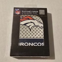 Official NFL Diamond Plate Playing Cards Poker Denver Broncos New Sealed - $160.59 MXN