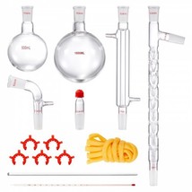 Lab Distillation Kit, 3.3 Boro Lab Glassware Distillation Kit with 24, 40 Jo... - £67.46 GBP