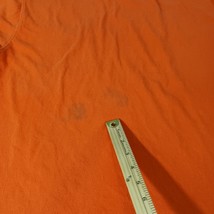 Carhartt T-Shirt Men's L Cotton Short Sleeve Pocket Logo Workwear Orange K87 ORG image 4