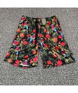 Greg Lutzka Athletic Shorts Men Extra Large 34 Mesh Hawaiian Floral Gras... - $527.87 MXN