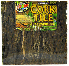 Zoo Med Natural Cork Tile Background for Terrariums 12&quot; x 12&quot; - 3 count Zoo Med  - £62.24 GBP
