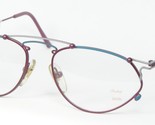 Vintage Prestige 006 22 Prune Sarcelle Gris Lunettes 54-16-135mm Allemagne - $57.12