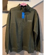 Columbia Men&#39;s Hart Mountain II Half Zip Sweatshirt, Black, Size Large - $39.60