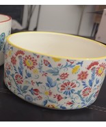Pioneer Woman Mazie Round Bowl Ceramic Flower Floral 6&quot; - €5,23 EUR