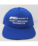 Vintage Kmart Port Orchard WA Blue Hat Crown Cap Trucker Snapback - $237.26 MXN