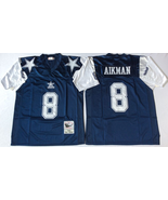 #8 Troy Aikman Blue Thanksgiving Jersey - $45.00