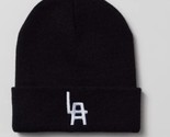 American Needle Los Angeles LA Black Beanie Toboggan Winter Hat Cap Cuff... - £17.82 GBP