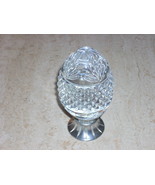 crystal egg with pewter stand new Avon gift collection - $40.00