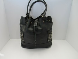 Women Designer Fashion Black Leather Hand Bags F7022 - £20.39 GBP