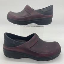 Crocs Felicity Distressed Womens Clogs Dual Comfort Size 8 Work Nurse Preowned - £18.37 GBP