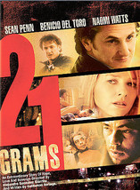 21 Grams (DVD, 2004) Sean Penn, Benicio Del Toro, Naomi Watts - £3.14 GBP