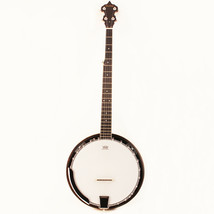 Musoo brand 5string banjo with Remo head Solid mahogany with bag - £101.36 GBP