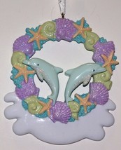 Dolphin Family 2 3 4 Personalized Christmas Ornament Kit - $17.95