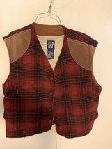 1990s vintage GAP mohair INDIAN BLANKET wool vest WAISTCOAT - £40.31 GBP