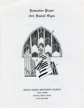 Restoration Project 1925 Kimball Organ Dallas Program William Jennings B... - £19.41 GBP