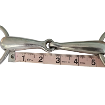 Korsteel Stainless Steel English Horse Loose Ring Snaffle Bit 5" Mouth image 3