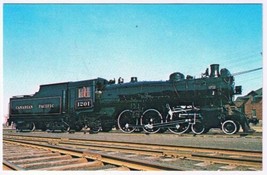 Postcard Train CPR 1201 At Canadian Pacific&#39;s Angus Shops Montreal Quebec - £2.83 GBP