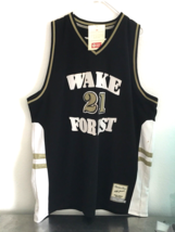 VTG Tim Duncan Wake Forest Deacons NWT Headmaster Limited Edition Jersey Sz 60 - £303.75 GBP