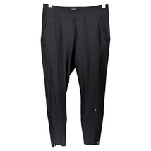 Black Yoga Pants With Pockets High Waist Stretch Leggings Size Medium Hi... - $419.49 MXN