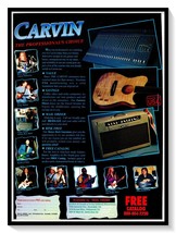 Carvin Guitars &amp; Basses The Professional&#39;s Choice Vintage 1995 Print Magazine Ad - £7.63 GBP